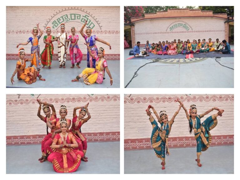 “Sangeetha Natya Sammelanam” A musical dance troupe entertained at Madhapur Shilparamam